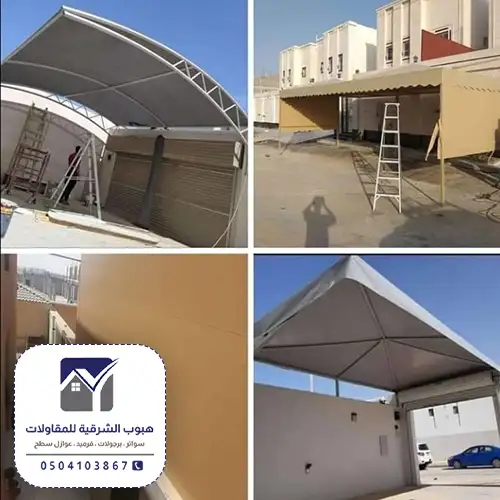 مظلات خشبية للحدائق بالشرقية